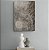 Quadro Decorativo Efeito Textura Circulo Cinza Abstrato - Imagem 7