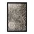 Quadro Decorativo Efeito Textura Circulo Cinza Abstrato - Imagem 3