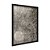 Quadro Decorativo Efeito Textura Circulo Cinza Abstrato - Imagem 4