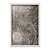 Quadro Decorativo Efeito Textura Circulo Cinza Abstrato - Imagem 1