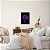 Quadro Decorativo Rosa Em Degradê De Rosa Para Roxo Fundo Preto - Imagem 10