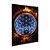 Quadro Decorativo Mandala Portal Azul Laranja - Imagem 4
