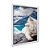 Quadro Decorativo Husky Siberiano Branco No Gelo - Imagem 2