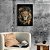 Quadro Decorativo Animal Leão Em Chamas Abstrato - Imagem 7