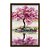 Quadro Decorativo Efeito Pintura Árvore Ipê Rosa A Beira Do Lago - Imagem 5
