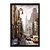 Quadro Decorativo Efeito Pintura Nova Iorque - Imagem 3