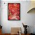 Quadro Decorativo Caminho de Folhas Vermelhas Efeito Pintura - Imagem 7