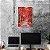 Quadro Decorativo Caminho de Folhas Vermelhas Efeito Pintura - Imagem 9