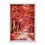 Quadro Decorativo Caminho de Folhas Vermelhas Efeito Pintura - Imagem 1