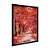Quadro Decorativo Caminho de Folhas Vermelhas Efeito Pintura - Imagem 4