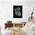 Quadro Decorativo Einstein Estilizado Preto e Branco - Imagem 9