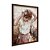 Quadro Decorativo Efeito Pintura Menina Com Flor No Cabelo - Imagem 6