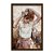 Quadro Decorativo Efeito Pintura Menina Com Flor No Cabelo - Imagem 5