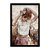 Quadro Decorativo Efeito Pintura Menina Com Flor No Cabelo - Imagem 3