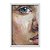 Quadro Decorativo Efeito Pintura Meia Face De Uma Mulher - Imagem 1