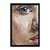 Quadro Decorativo Efeito Pintura Meia Face De Uma Mulher - Imagem 3