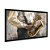Quadro Decorativo Efeito Pintura Músico E Seu Saxofone - Imagem 4