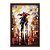 Quadro Decorativo Efeito Pintura Guarda Chuva Cidade - Imagem 5