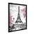 Quadro Decorativo Efeito Pintura Torre Eiffel Floral Paris - Imagem 4