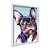 Quadro Decorativo Efeito Pintura Bulldog Alemão Colorido - Imagem 2