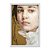 Quadro Decorativo Efeito Pintura Rosto Perfil De Uma Mulher - Imagem 1