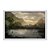 Quadro Decorativo Efeito Pintura Lagoa Ao Pé Da Montanha - Imagem 1