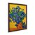 Quadro Decorativo Efeito Pintura Vaso de Flores Azuis - Imagem 6