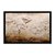 Quadro Decorativo Envelhecido Flores Sépia Bege - Imagem 3
