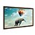 Quadro Decorativo Elefante Voando Com Balão Pelo Azul - Imagem 6