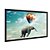 Quadro Decorativo Elefante Voando Com Balão Pelo Azul - Imagem 4