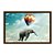 Quadro Decorativo Elefante Voando Com Balão Pelo Azul - Imagem 5