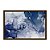 Quadro Decorativo Abstrato Marmorizado Azul E Dourado - Imagem 5