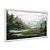 Quadro Decorativo Efeito Pintura Paisagem Montanhosa Com Floresta - Imagem 2