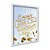 Quadro Decorativo Coisas Boas Acontecem Aqui Fundo Céu E Campo De Flores - Imagem 2