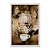 Quadro Decorativo Frase Mais Amor E Mais Café - Imagem 1