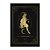 Quadro Decorativo Horóscopo Signo Capricórnio Detalhes Dourados - Imagem 3