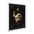 Quadro Decorativo Horóscopo Signo Escorpião Detalhes Dourados - Imagem 2