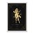 Quadro Decorativo Horóscopo Signo Libra Detalhes Dourados - Imagem 1