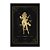Quadro Decorativo Horóscopo Signo Libra Detalhes Dourados - Imagem 3