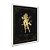 Quadro Decorativo Horóscopo Signo Libra Detalhes Dourados - Imagem 2