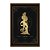 Quadro Decorativo Horoscopo Signo Virgem Detalhes Dourados - Imagem 5