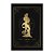 Quadro Decorativo Horoscopo Signo Virgem Detalhes Dourados - Imagem 3