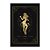 Quadro Decorativo Horóscopo Signo Leão Detalhes Dourados - Imagem 3