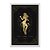 Quadro Decorativo Horóscopo Signo Leão Detalhes Dourados - Imagem 1