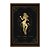 Quadro Decorativo Horóscopo Signo Leão Detalhes Dourados - Imagem 5