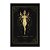 Quadro Decorativo Horóscopo Signo Câncer Detalhes Dourados - Imagem 3
