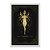 Quadro Decorativo Horóscopo Signo Câncer Detalhes Dourados - Imagem 1