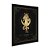 Quadro Decorativo Horóscopo  Signo Touro Detalhes Dourados - Imagem 4