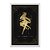 Quadro Decorativo Horóscopo Signo Aries Detalhes Dourados - Imagem 1