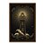 Quadro Decorativo Farol Fundo Preto Listras Douradas - Imagem 5